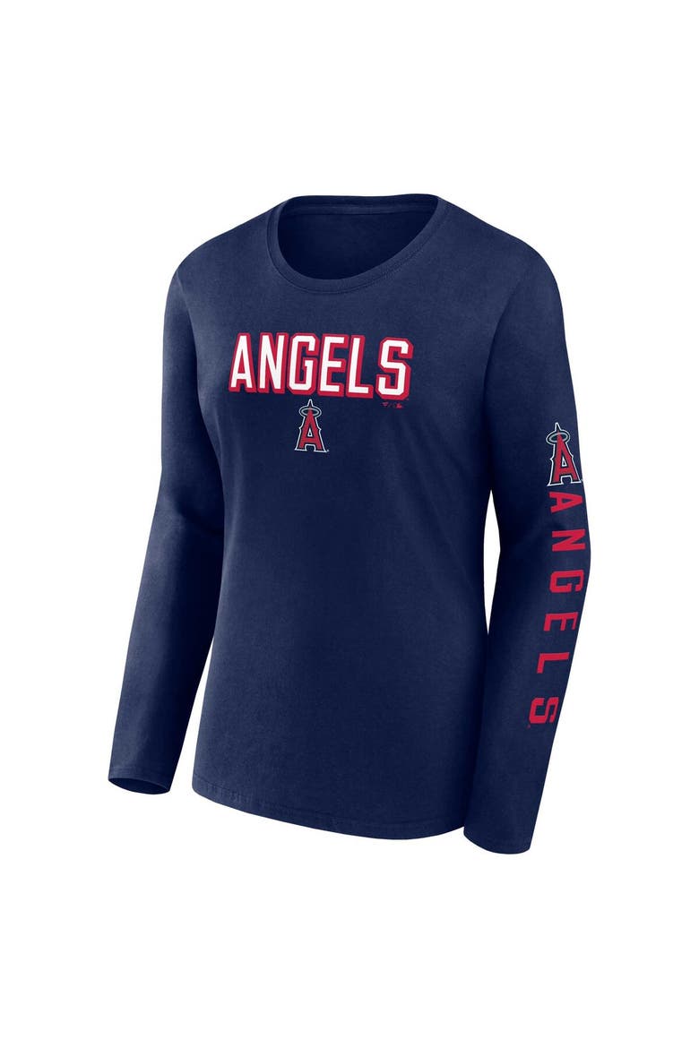 Women's Fanatics Branded Navy/Red Los Angeles Angels T-Shirt Combo Pack, Alternate, color, Navy