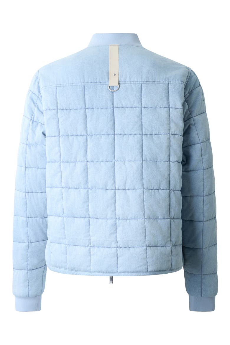 Transit Down Denim Liner Bomber Jacket, Alternate, color, LIGHT DENIM
