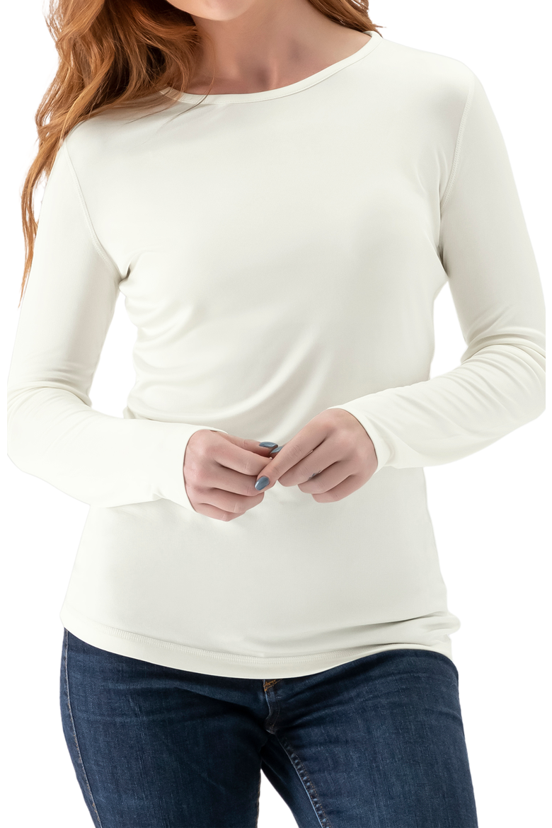 Silk Blend Base Layer, Alternate, color, Bright White