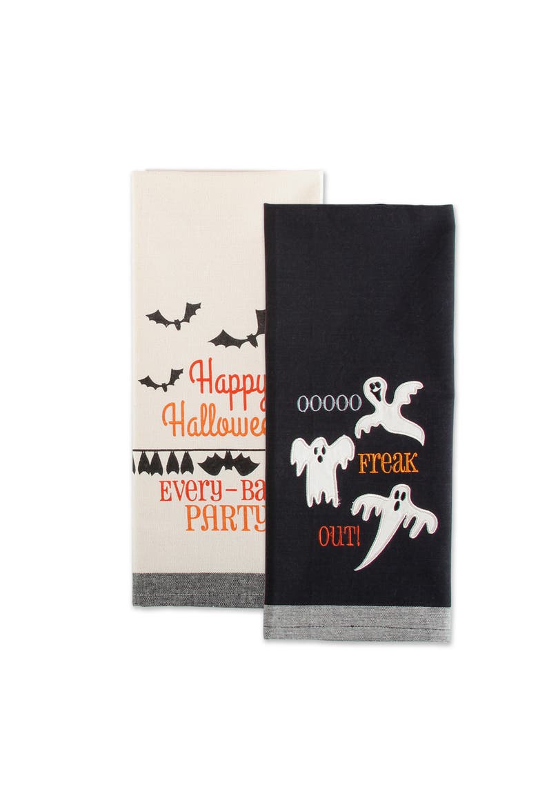 Everybatty Party Printed Dishtowel Set/2, Alternate, color, Everybatty Party
