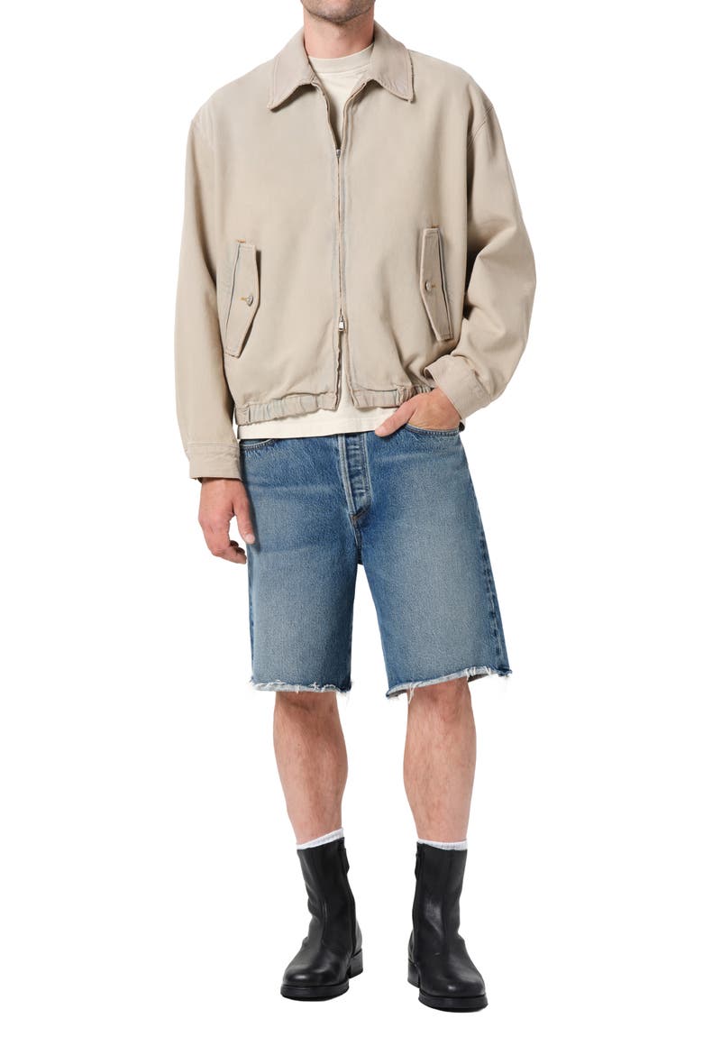 Anson Denim Cutoff Shorts, Alternate, color, GUIDE WORN MD RANGE INDIGO CUT