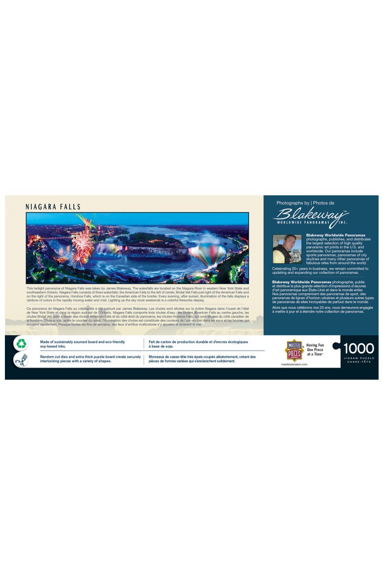 Niagara Falls 1000pc Panoramic Puzzle, Alternate, color, Multicolor