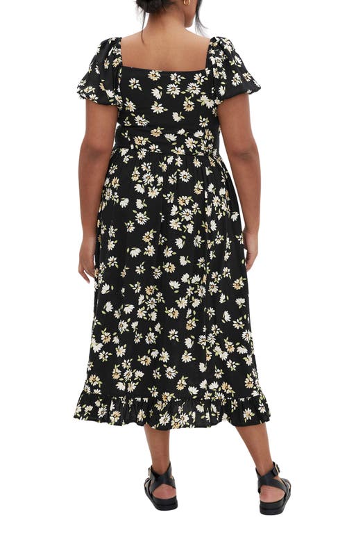 Shop City Chic Emie Print Midi Dress In Daisy