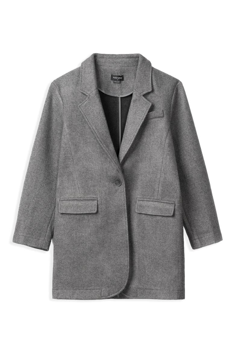 Cena Structured Blazer, Alternate, color, GREY MIX