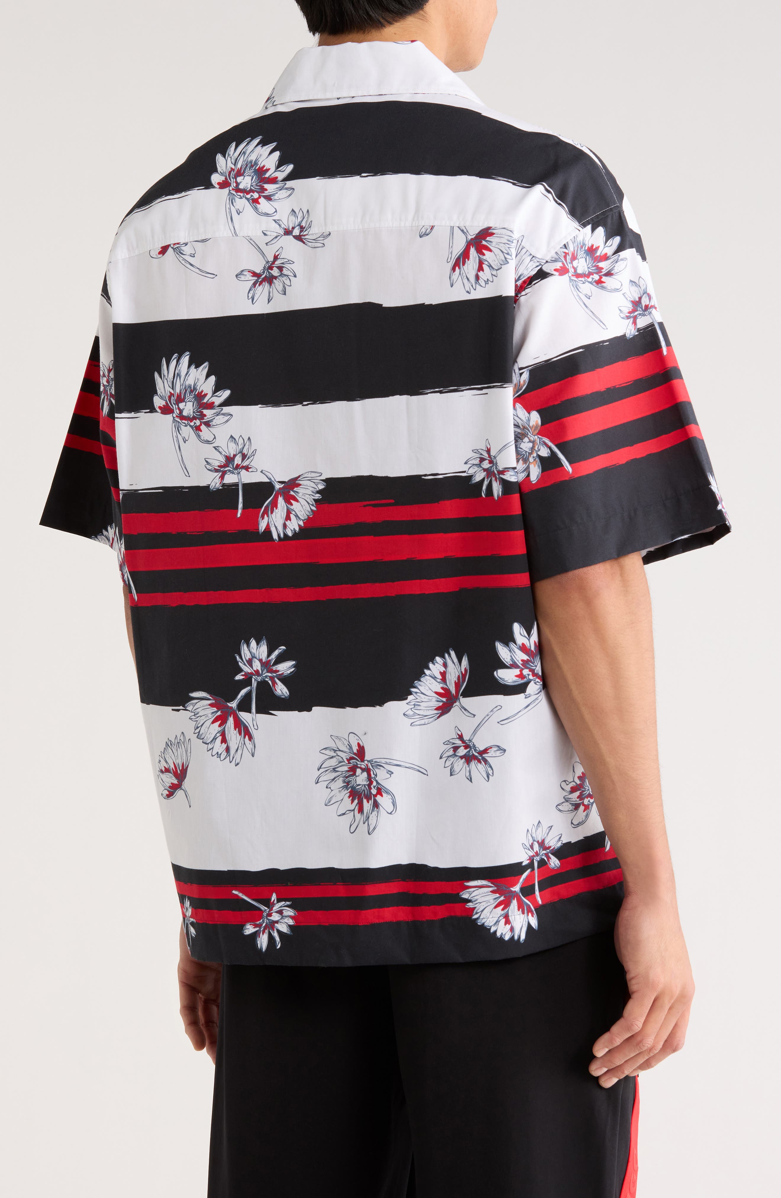 Egeeno Oversize Fit Cotton Button-Up Shirt - image 4