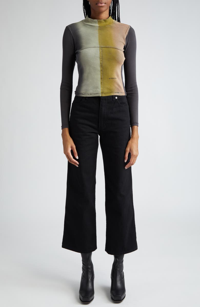 Eckhaus Latta Wide Leg Jeans, Alternate, color,