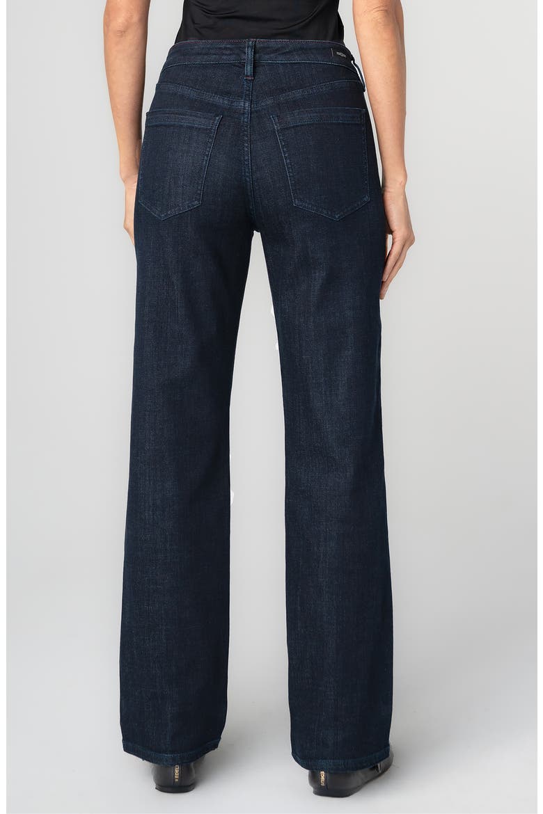 Kennedy Side Stitch Straight Leg Jeans, Alternate, color, MIDNIGHT ECLPSE