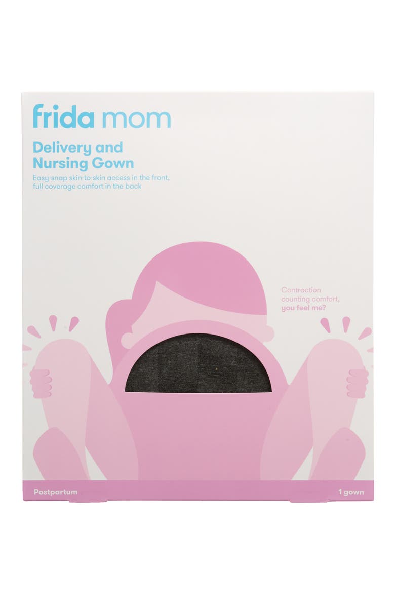 Frida Mom Delivery & Nursing Gown, Main, color, MULTI