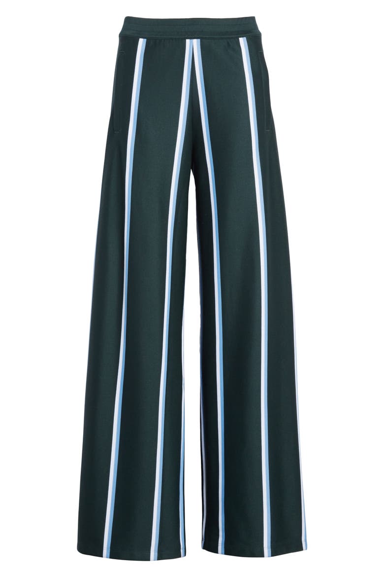 Tory Sport High Waist Twin Stripe Track Pants, Alternate, color, MINI TWIN STRIPE