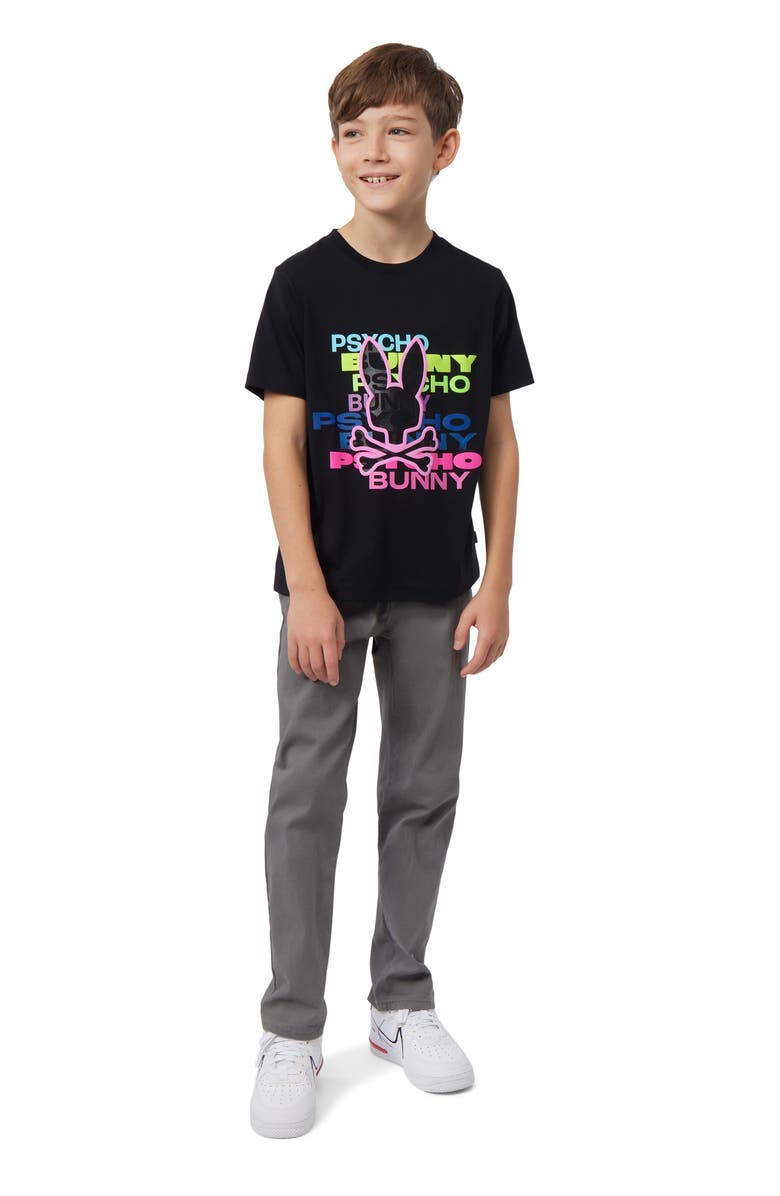 Psycho Bunny Kids' Tyrian Graphic T-Shirt, Alternate, color, 