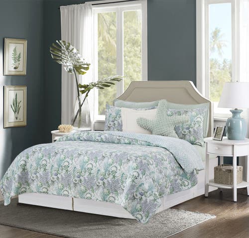 C & F Home C&f Home Shoreline Waters Bedding Quilt Set In Blue