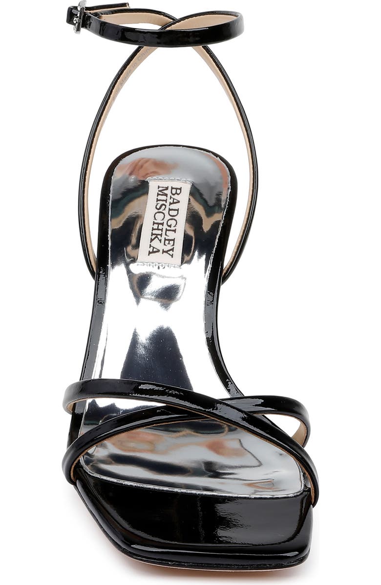 Badgley Mischka Collection Callie Ankle Strap Sandal, Alternate, color, Black