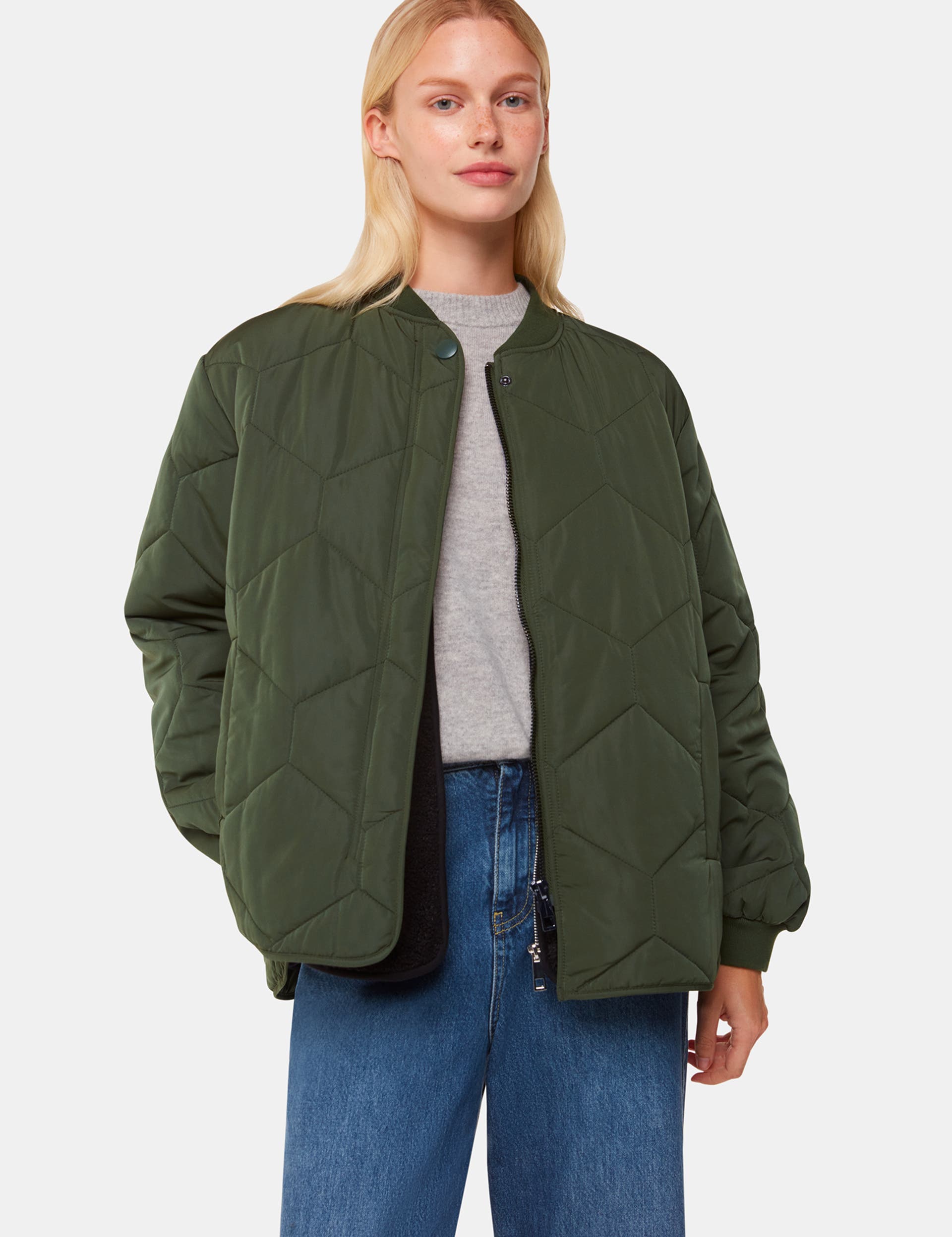 Ida Short Quilted Coat - image 3