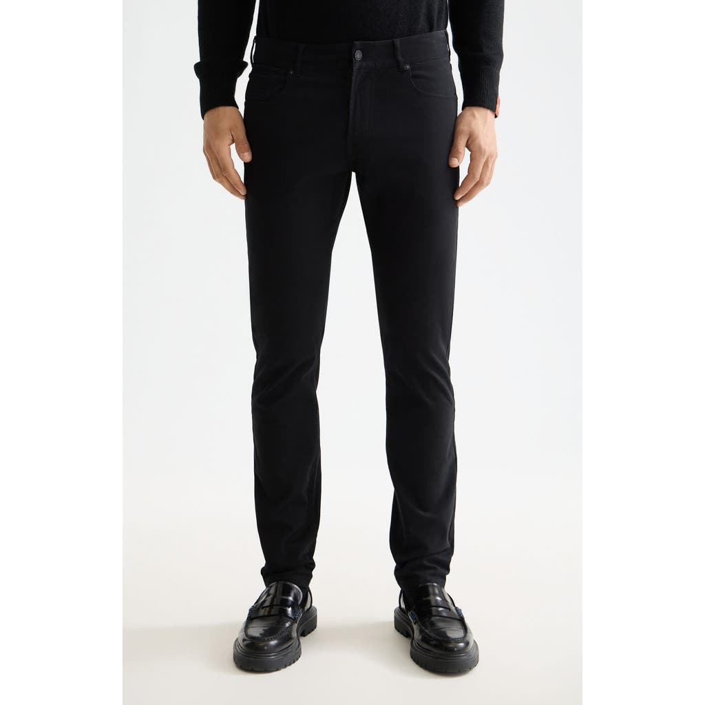 Scotch & Soda Ralston Slim Fit Stretch Cotton Twill Jeans In Black