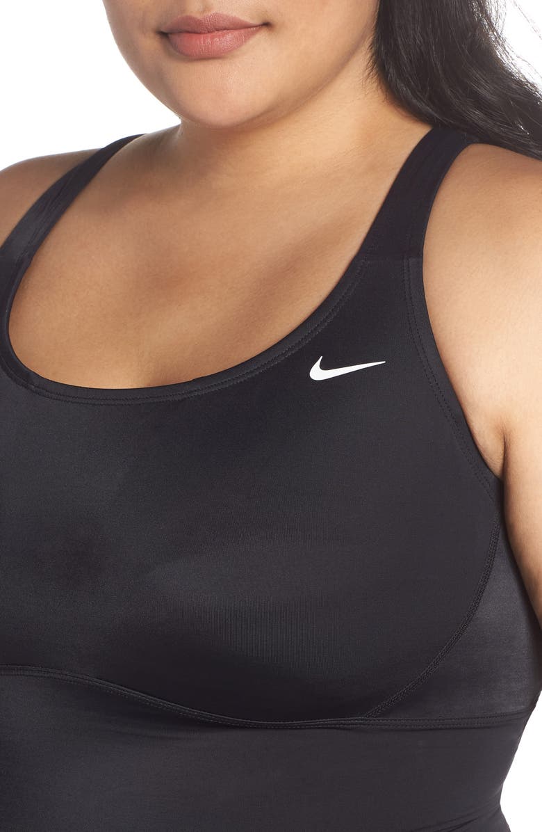 Nike One-Piece Racerback Swimsuit, Alternate, color, 