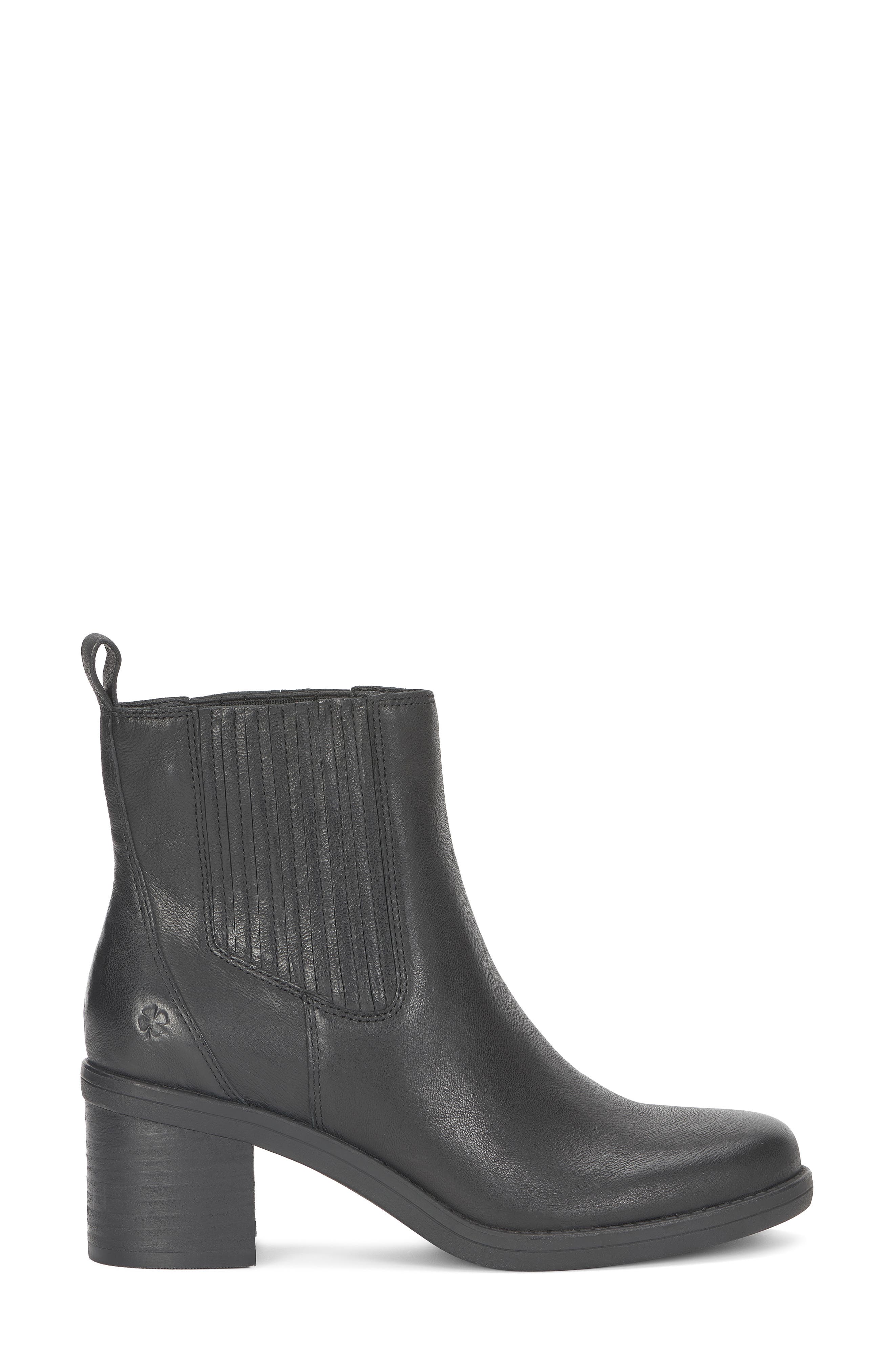 Akela Leather Chelsea Boot, Alternate, color, BLACK 01