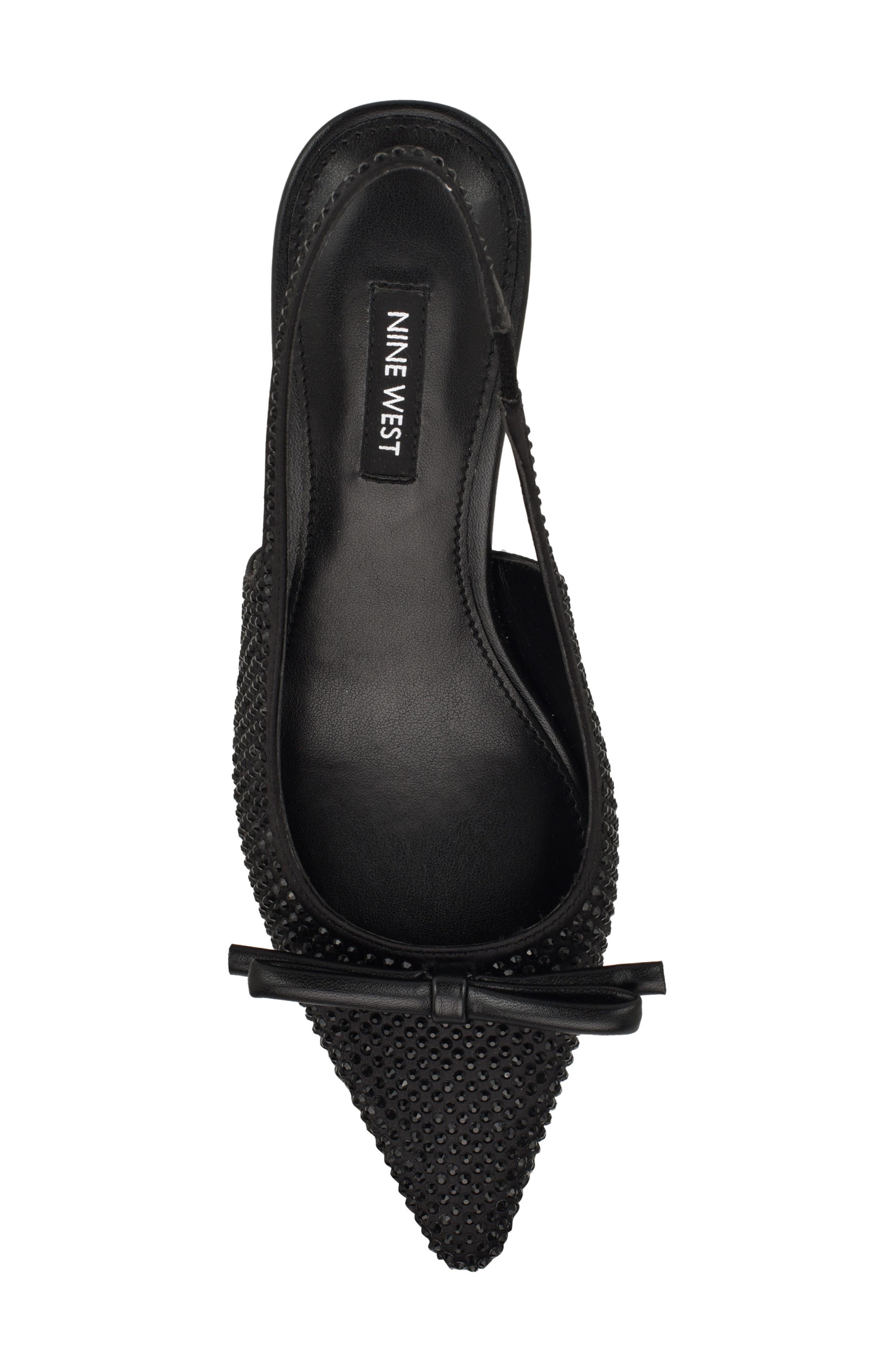 Nine West Wunder Slingback Pointed Toe Kitten Heel Pump, Alternate, color, 