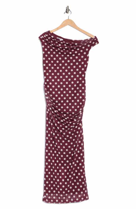 AFRM LOS ANGELES Aurelie One-Shoulder Maxi Dress