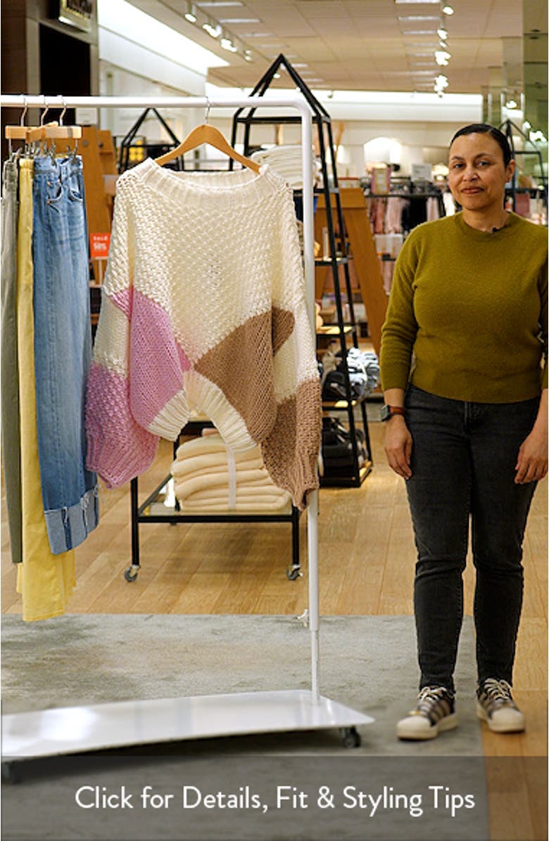 Koda Colorblock Oversize Sweater, sales video thumbnail