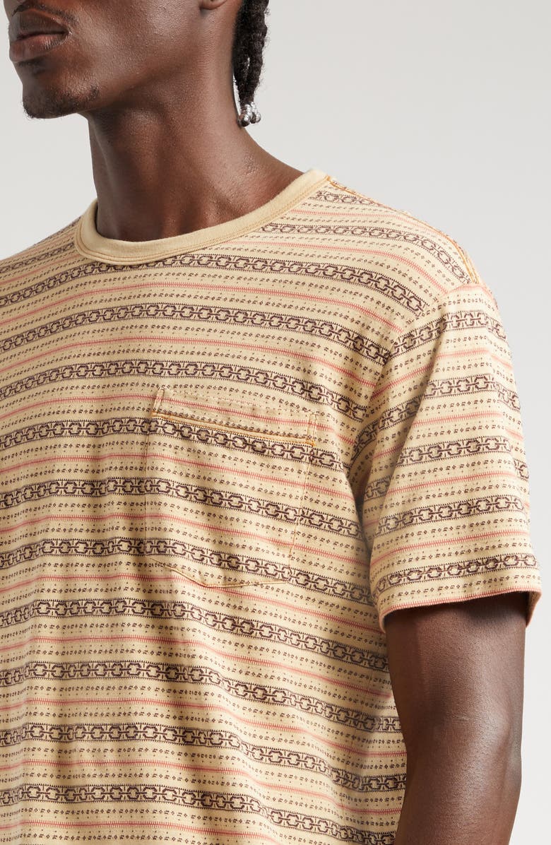 Double RL Southwestern Stripe Pocket T-Shirt, Alternate, color, 