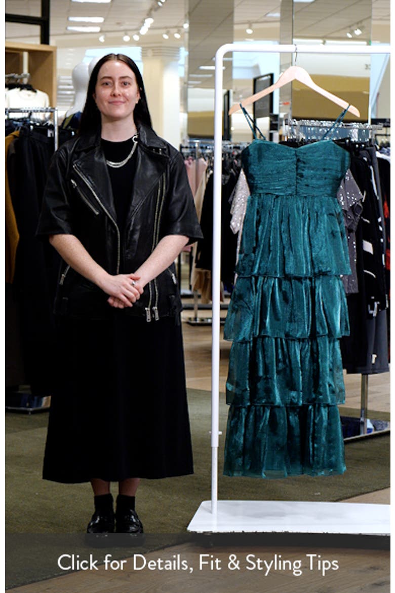 Jace Tiered Satin Gown video
