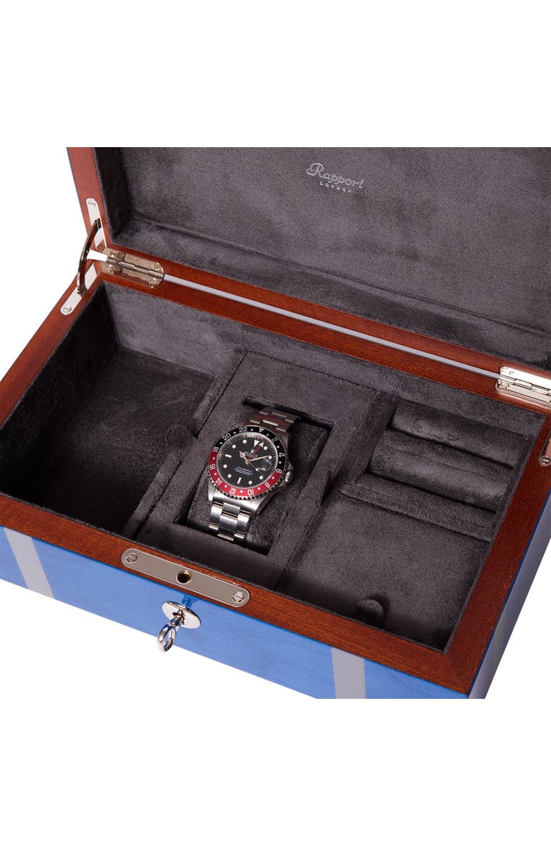 Rapport London CARNABY WATCH AND ACCESSORY BOX, Alternate, color, Blue