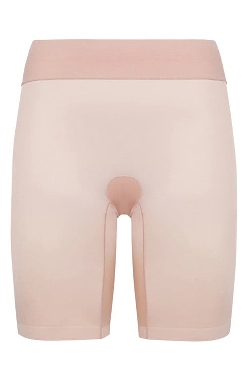 Wolford Cotton Contour Control Shaping Shorts In Pink