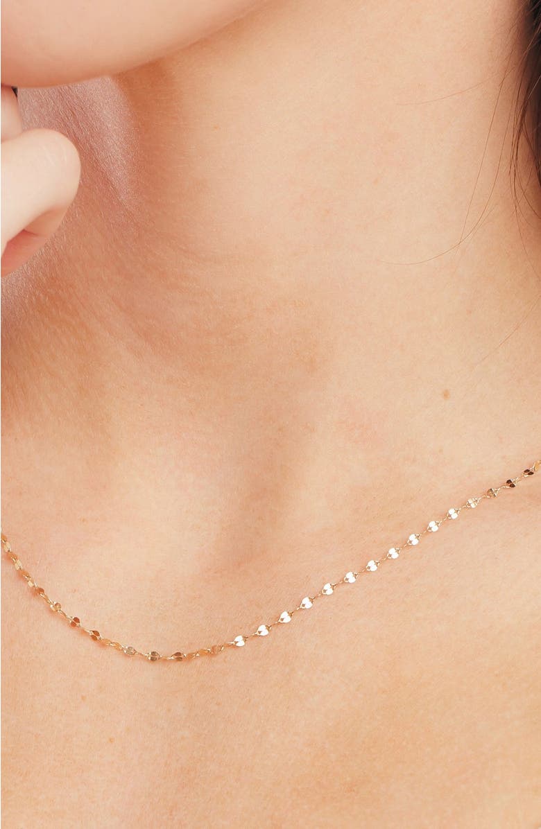 MADE BY MARY 14k Mini Lace Chain, Alternate, color, 14K Solid Gold