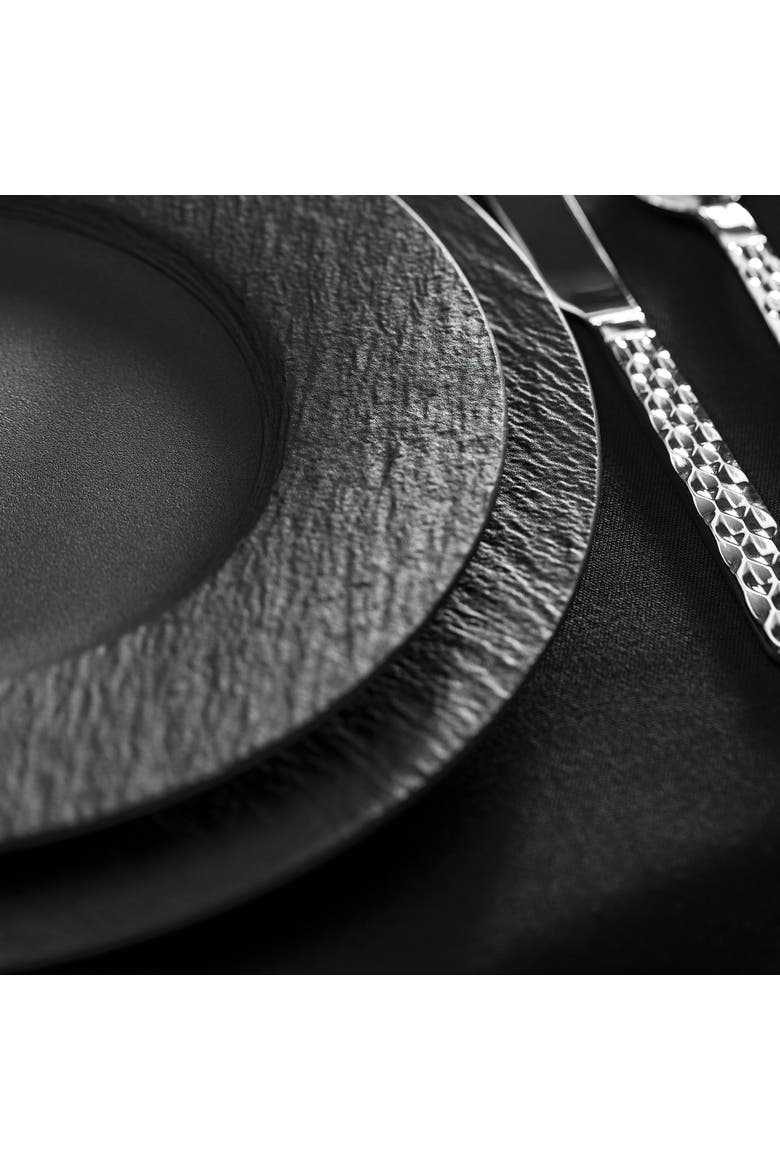 Manufacture Rock Salad Plate, Alternate, color, black