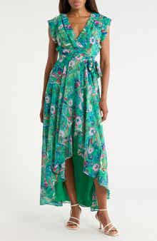 Obi High-Low Maxi Dress