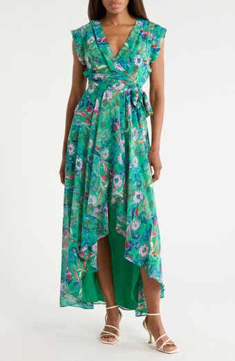 Obi High-Low Maxi Dress