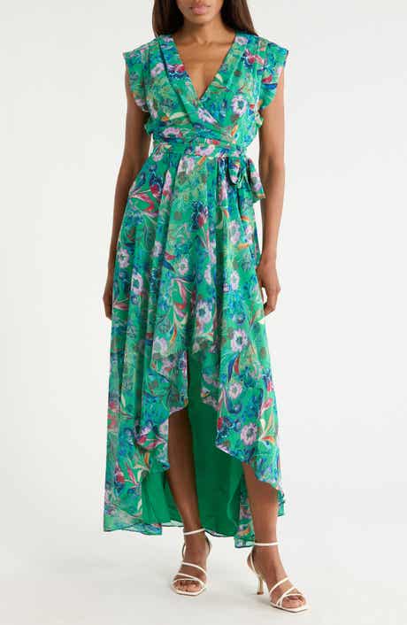 Obi High-Low Maxi Dress