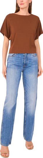 Short Sleeve Crop Sweater