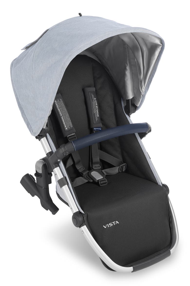 VISTA RumbleSeat with Leather Trim, Main, color, WILLIAM BLUE/ SILVER