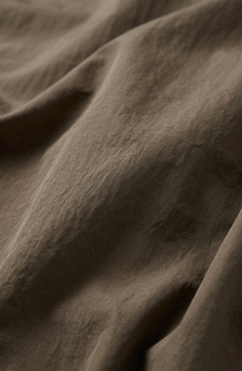 Modenaire Zip Front High Collar Bomber Jacket, Alternate, color, Taupe