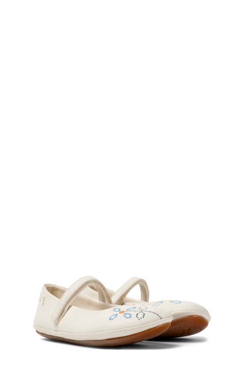 Shop Camper Kids' Twins Mary Jane Flats In White Natural