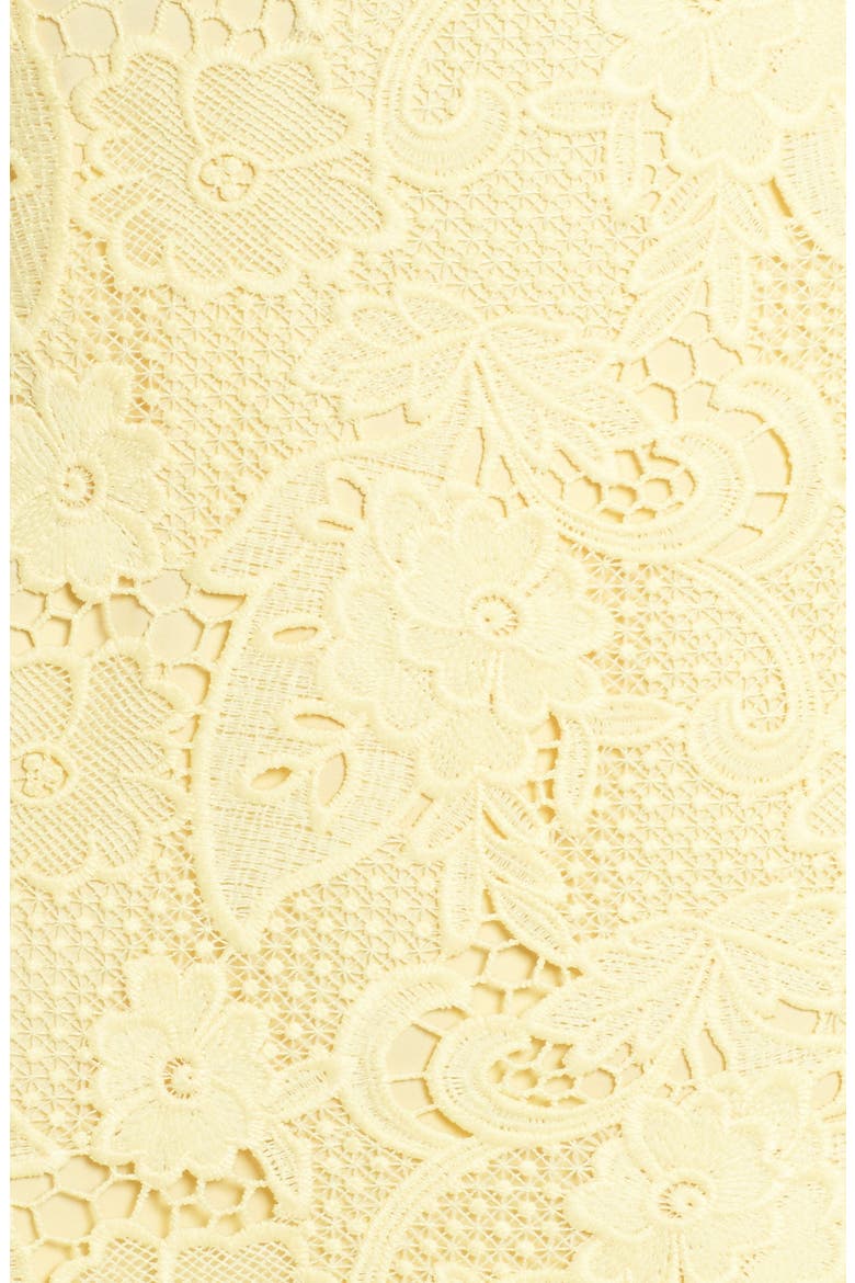 Lace Sheath Dress, Alternate, color, YELLOW