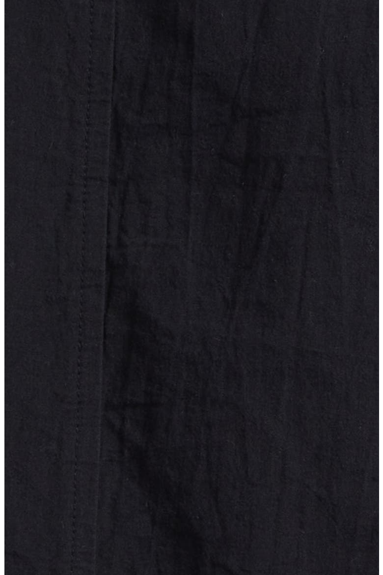 Oversize Cotton Utility Shirt, Alternate, color, BLACK