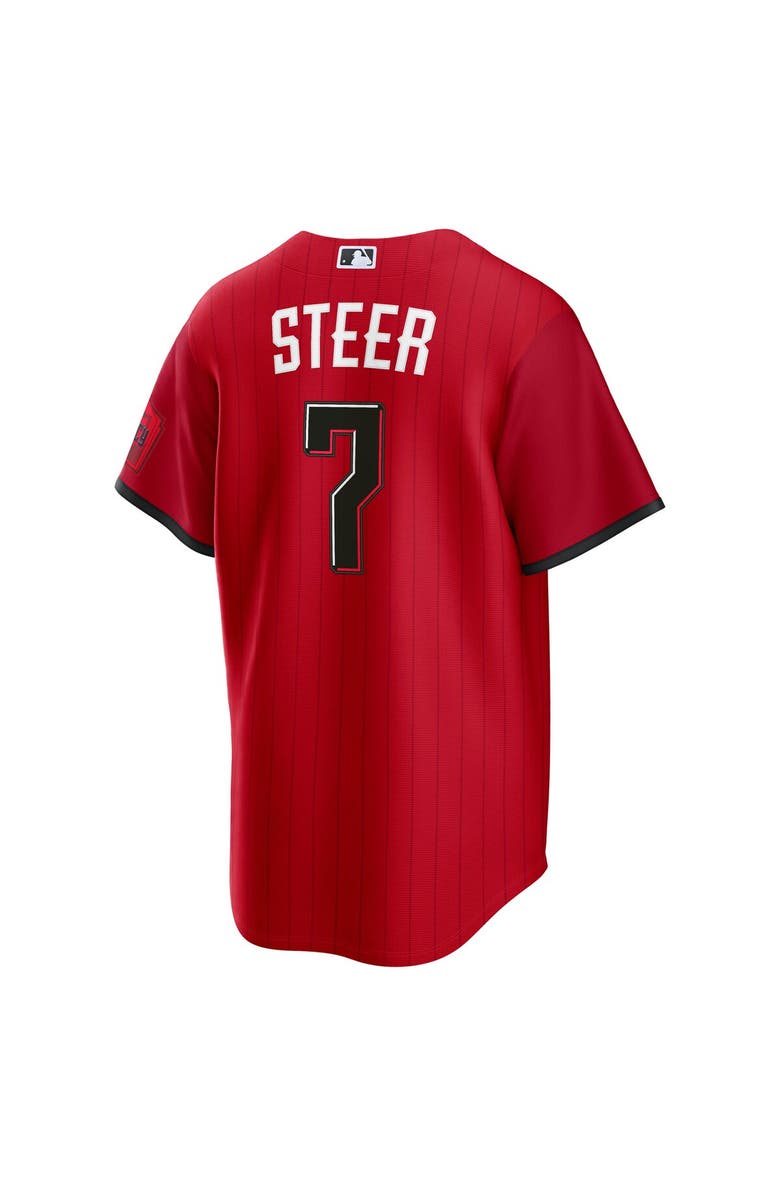 Nike Men's Nike Spencer Steer Red Cincinnati Reds 2026 City Connect Stadium Jersey, Alternate, color, Red