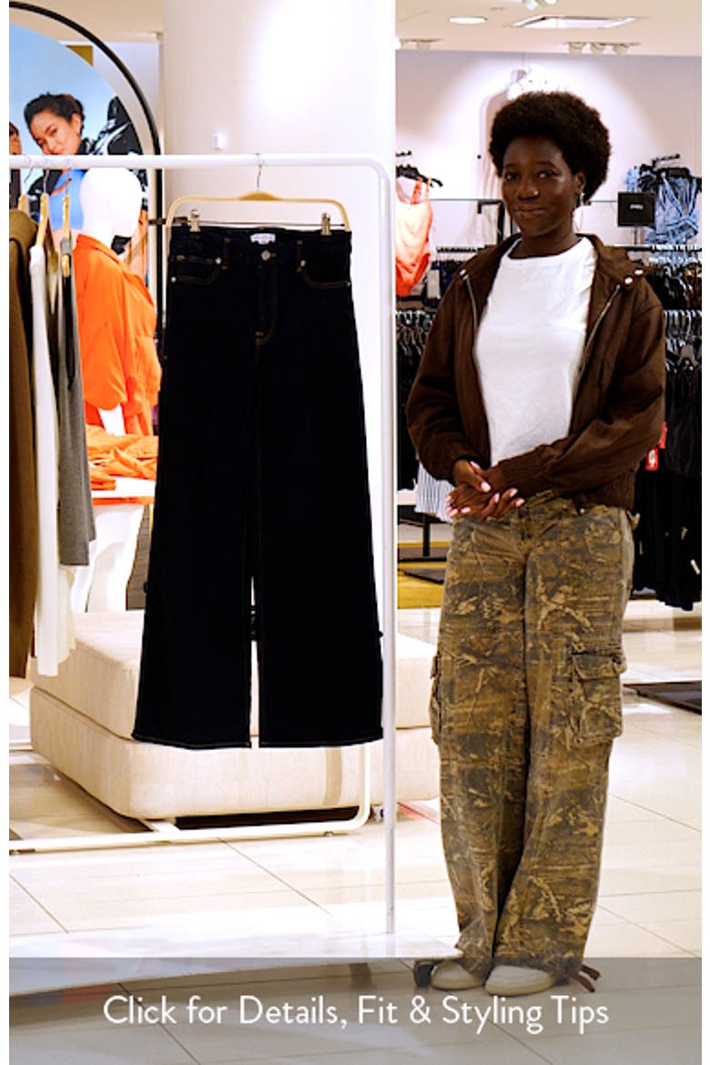Always Fits Slim Palazzo High Waist Wide Leg Jeans video