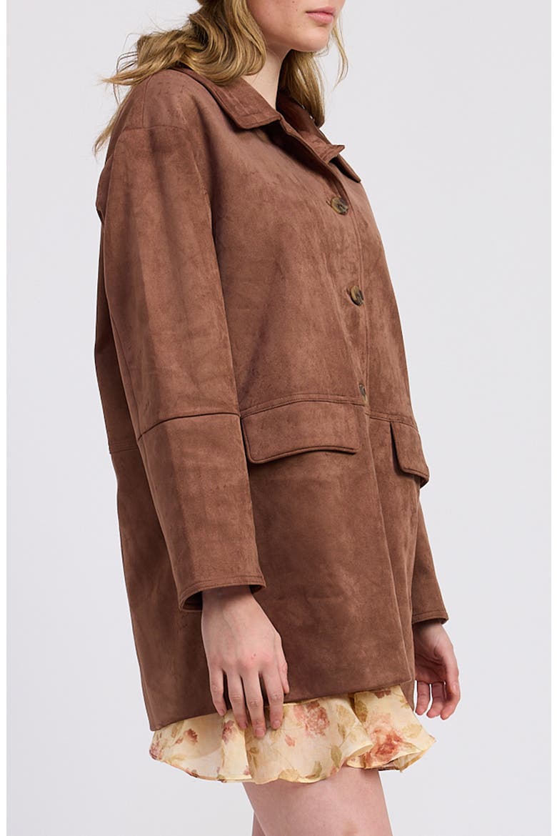 Cordelia Oversize Jacket, Alternate, color, MOCHA