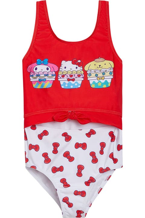 Sleeveless One Piece Bathing Suit