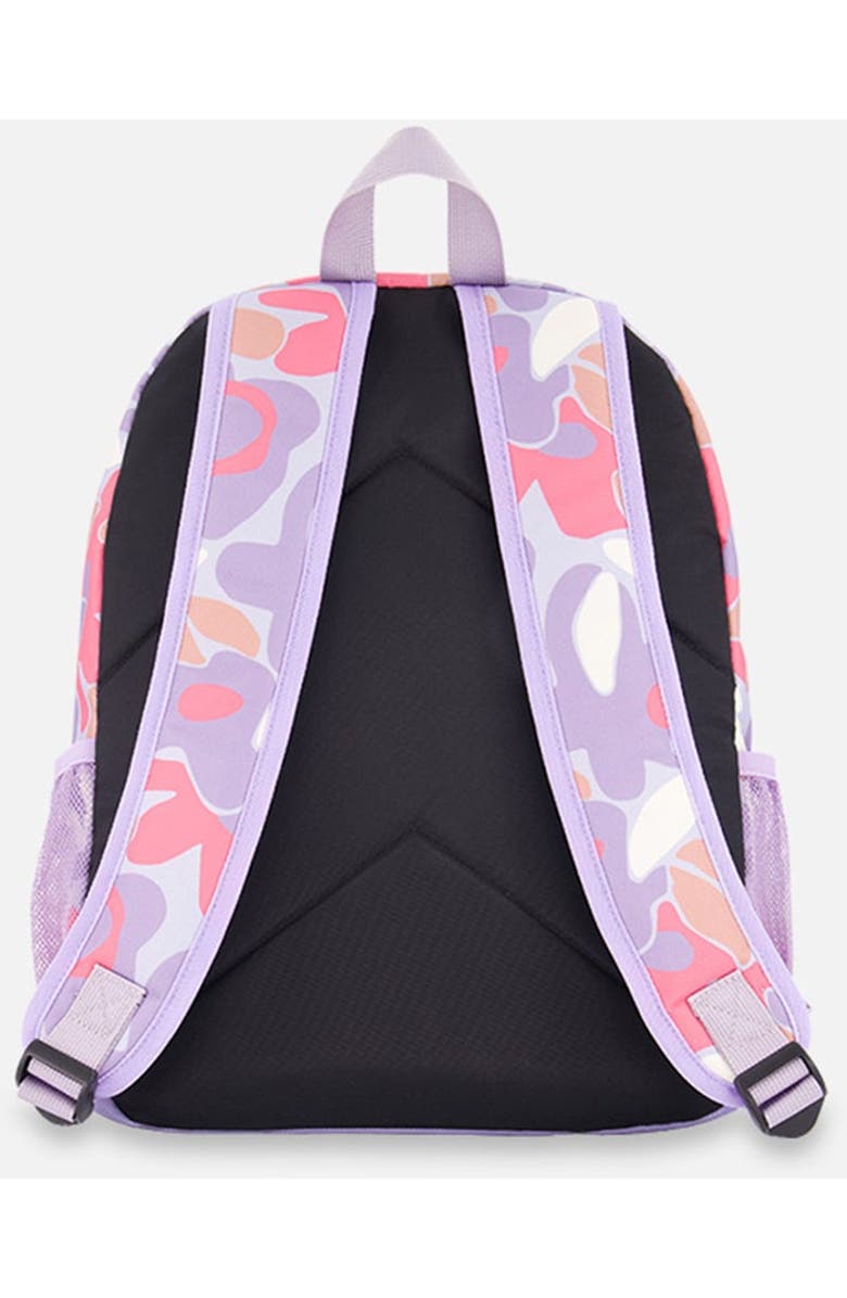 Deux par Deux Little Kids Backpack Retro Flower, Main, color, Lilac