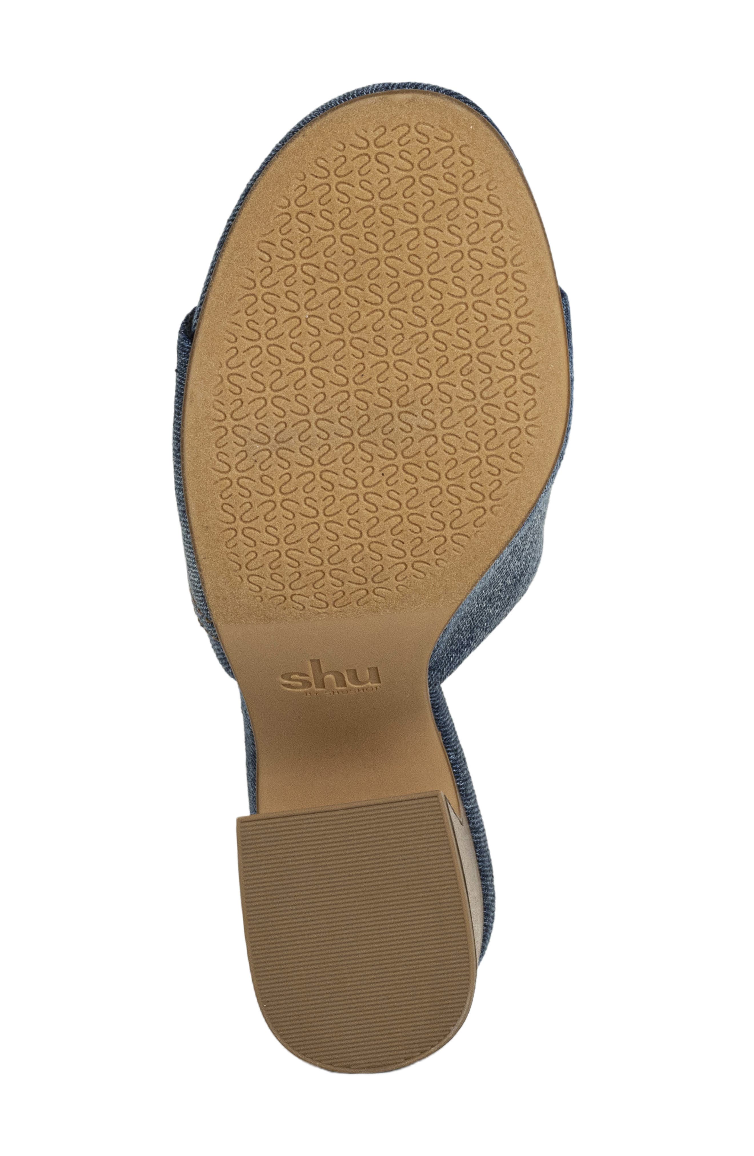 Elsy Slide Sandal, Alternate, color, DENIM