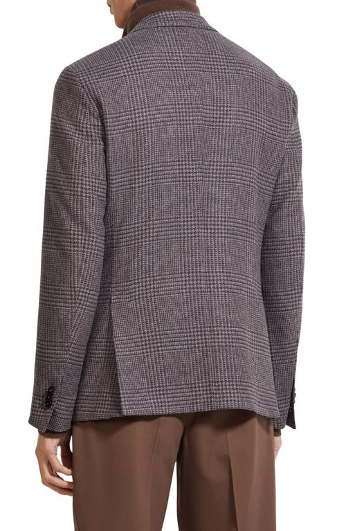 Zegna Single Breasted Tailored Jacket In Brown