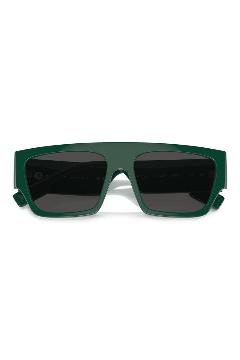 Micah 58mm Square Sunglasses, Alternate, color, GREEN