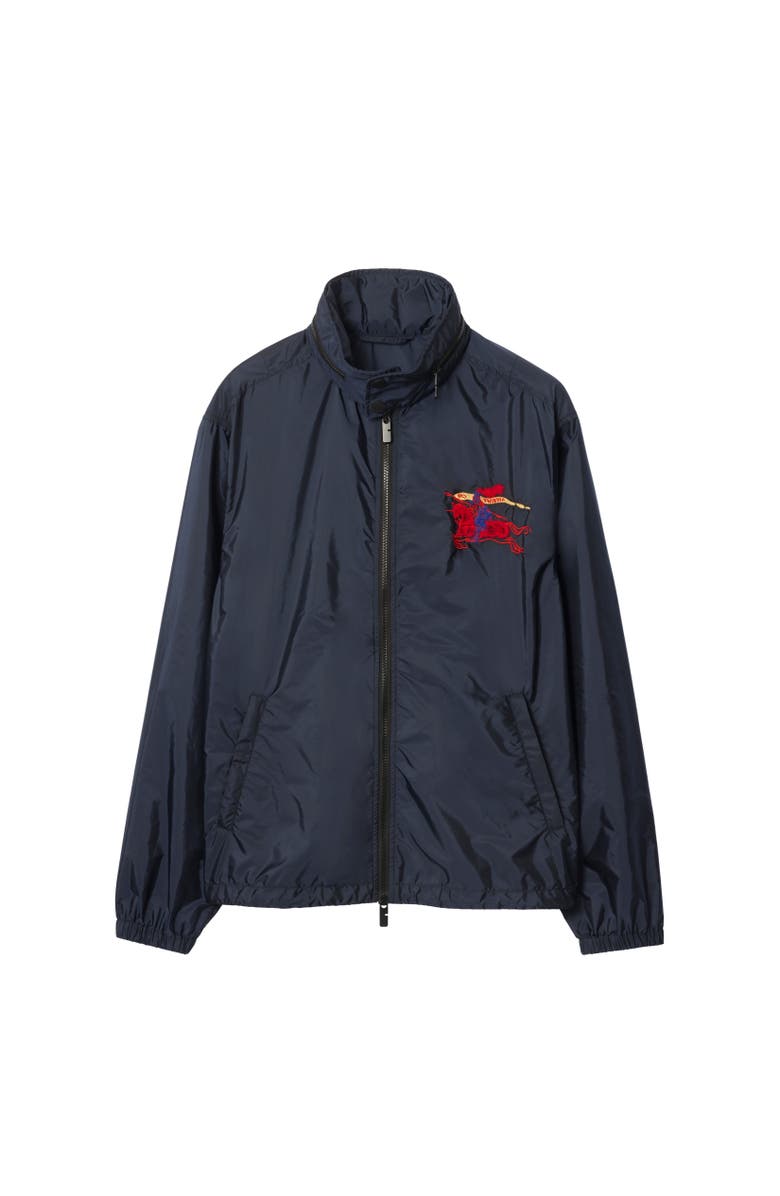 Burberry EKD Nylon Jacket, Alternate, color, Navy