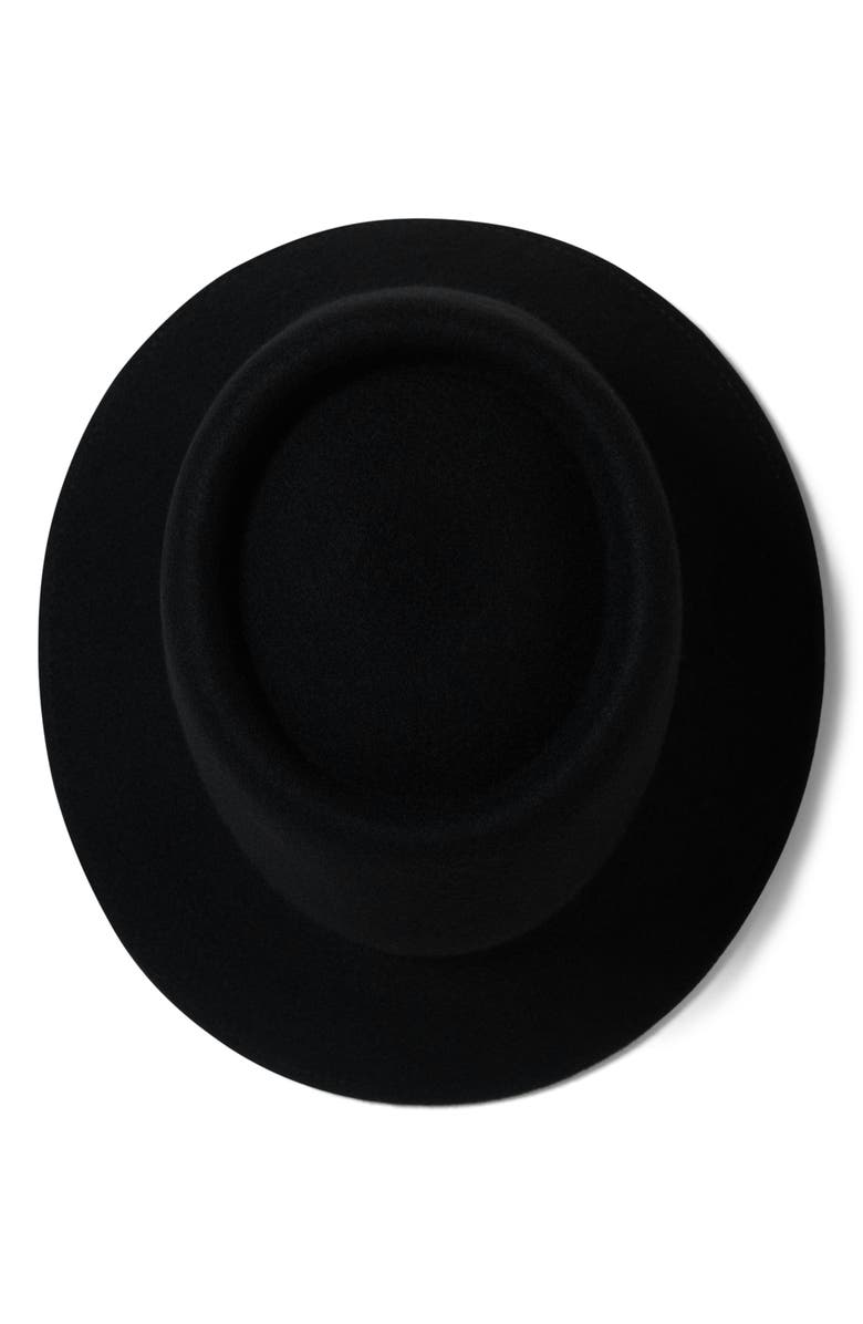 Brixton Elle Wool Felt Bucket Hat, Alternate, color, Black