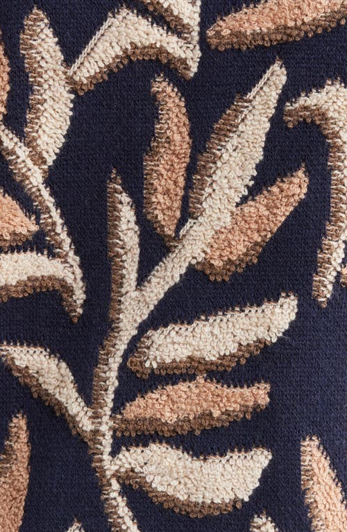Nic + Zoe Nic+zoe Midnight Fern Tufted Cardigan In Multi