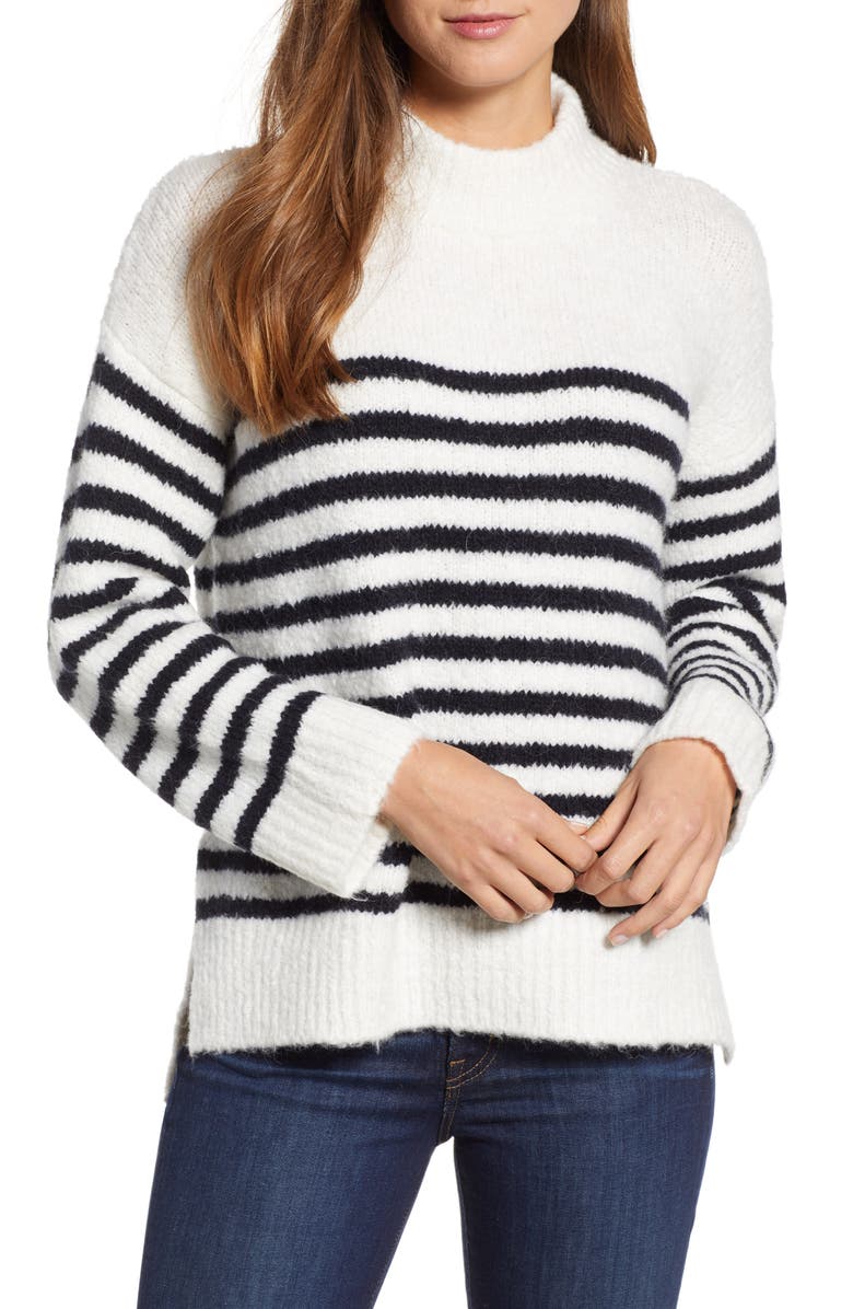Lou & Grey Charlie Stripe Sweater, Main, color, 